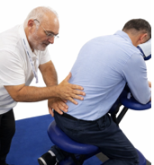 Massagem corporativa e programas de bem-estar para equipas, eventos, congressos e ações promocionais.